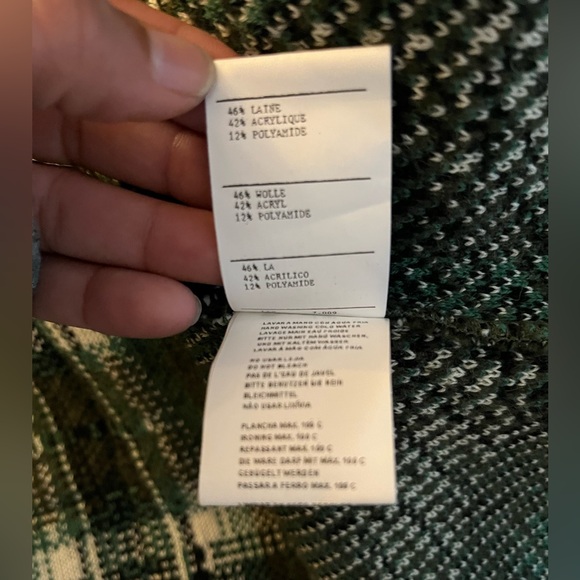 Anthropologie Aldomartins Plaid Cardigan Sweater - Picture 8 of 9